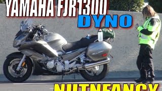 Yamaha FJR1300 Dynos at 127HP at 4300ft [upl. by Yetnruoc644]