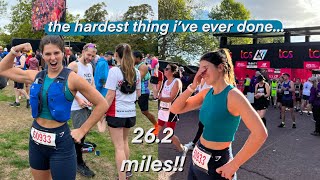 i ran my first marathon  the london marathon 2022 [upl. by Moran]