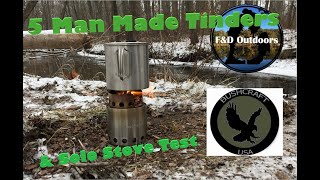 Bushcraft USA 5 Man Made Tinders [upl. by Dixie]