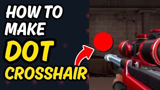 valorant crosshair How To Make Dot Crosshair in valorant 2024 UPDATED [upl. by Thatcher]