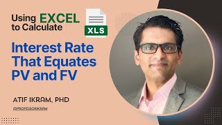 How to Calculate the Interest Rate RATE in MS Excel [upl. by Nylirej635]