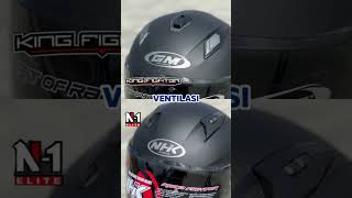 Battle helm 300 ribuanhelm gm king fighter vs nhk n1 elite [upl. by Hiett]