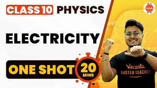 Class 10 Electricity One Shot Revision in 20 Mins  NCERT Class 10 Science Chapter12  CBSE 2024 [upl. by Darcia]