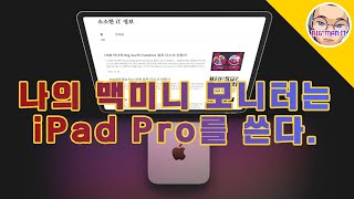 iPad를 Mac mini 단일 모니터로 사용하기  Use iPad as a Mac mini single monitor 1 [upl. by Savannah403]