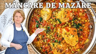 👉 Mâncare de MAZĂRE cu CARNE de PUI Ce condimente punem ca să iasă gustoasă [upl. by Hartley]