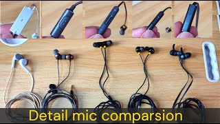 Earphones with best mic quality for office use  Mic test background fan noise cancelation test [upl. by Nomzaj]