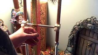 How to weave Inkle bands on the Mirrix Loom part 1 [upl. by Oeflein]