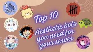 ༊·˚ Aesthetic discord bots  top 10  Pinky [upl. by Georg160]