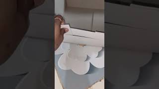 how to make rectangle shape cake box rocake handmadebox [upl. by Ahseym]