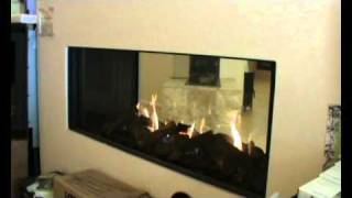 Bellfires Doublesided gas fire [upl. by Aivatnuahs]