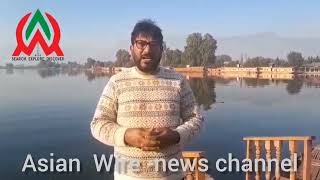 M Yakub Dunoo the media for focused efforts to conserve Wular Lakeasianwire55 [upl. by Rofotsirk]