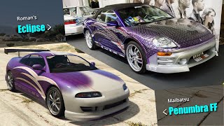 GTA V Cars vs FampF cars Updated1  FampF1 amp 2F2F [upl. by Muncey]