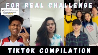 For Real Challenge  Tiktok Compilation  Cover Versace on the Floor  Bruno Mars [upl. by Mal]