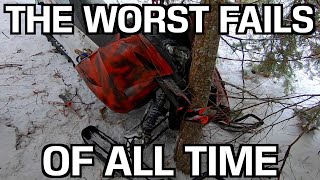 The Worst Snowmobile Fails Of All Time  Wrecks Broken Bones amp Stucks EPIC Compilation [upl. by Lrak354]