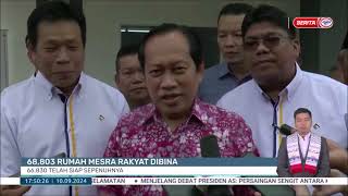 10 SEPT 2024  BERITA WILAYAH  68803 RUMAH MESRA RAKYAT DIBINA 66830 TELAG SIAP SEPENUHNYA [upl. by Mancino]