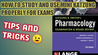 How to study mini katzung pharmacology  pharmacology made easy pharma katzung lippincott [upl. by Dinsmore]