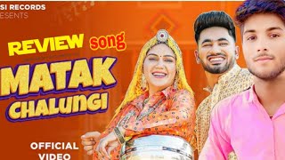 Sapna Chaudhari matak chalungi  full song  Hindustan brand  official video song review 2024 [upl. by Ahtimat739]