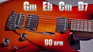 Guitar backing track E minor rock ballad [upl. by Humfried]