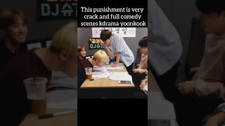 This punishment is very crack and full comedy scenes kdrama yoonkook 😬😪bts jellie96jennieyoonkook [upl. by Assenyl]