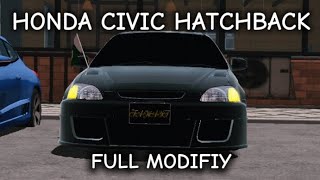 HONDA HATCHBACK FULL MODIFIY  CAR PARKING MULTIPLAYER tahayt roadto2k [upl. by Alix]