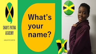 Jamaican Patois for beginners How to speak like a JamaicanHow to ask What is your name in Jamaican [upl. by Enyluqcaj147]