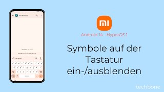 Symbole auf der Tastatur einblenden oder ausblenden  Xiaomi Android 14  HyperOS 1 [upl. by Coucher]