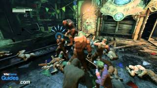 Batman Arkham City Hard Walkthrough  Jokers Funhouse  Part 57  WikiGameGuides [upl. by Trammel339]