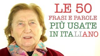 Learn Italian 50 Italian Phrases For Beginners  50 Frasi Italiane Per Principianti [upl. by Ymrej648]