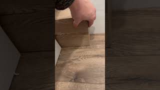 Boxing in out of laminate flooring diy diyhomerenovation homeimprovement [upl. by Alauqahs]