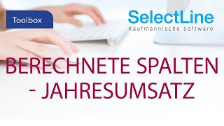 SelectLineToolbox Berechnete Spalten  Jahresumsatz [upl. by Alex499]