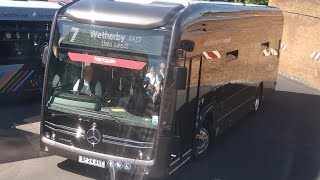 transdev Harrogate Mercedes benz ecitaro BF24AHC on the 7 to harrogate [upl. by Terencio]