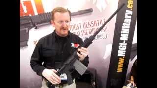 MGI Hydra Modular 762mm NATO308 Win Tactical AR Weapon System Prototype at SHOT Show 2012 [upl. by Agni]