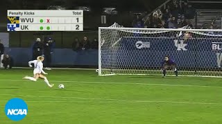 Kentucky vs West Virginia Full PK shootout in NCAA womens first round [upl. by Yendyc]