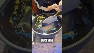 convertir el arte del agua en lienzo shortsvideo [upl. by Mota975]