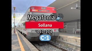 MEGAFONÍAS Megafonía de Sollana C1 de Cercanías València [upl. by Eimmat924]