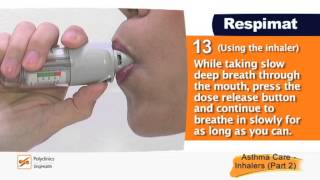 How to use asthma inhalers [upl. by Ahsratal686]