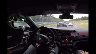 Megane 4 RS Trophy R Vs 2x Porsche GT3 RS 991 XBow Nurburgring Nordschleife [upl. by Xavier]