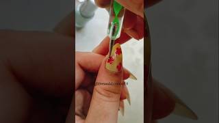 Super Easy Nail Art with Dotting Tool 🌸💅 nailart youtube nails [upl. by Lexy]