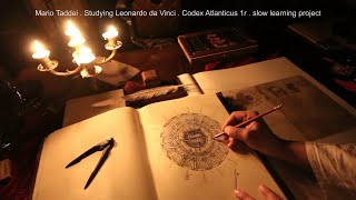 Studying Leonardo Da Vinci Codex Atlanticus 1r  15min [upl. by Waldon76]