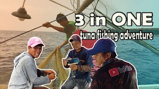 3in ONETUNA FISHING ADVENTURE at SABLAYAN KADUGO ADVENTURECELINO FISHERMAN TV and KABOYBOY TV [upl. by Brynna277]