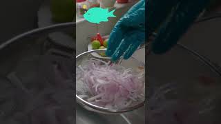 🐟Como preparar CEVICHE Peruano de pescado Toyo Pota y Mariscos ceviche [upl. by Aneehsirk]