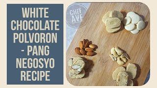 White Chocolate Polvoron  Pang Negosyo Recipe  The Buttercream Diva [upl. by Stannwood]