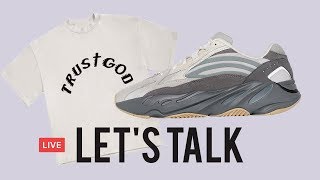 🔴 Live Roszko Kicks  Yeezy 700 Tephra Release  Giveaway [upl. by Arvie]