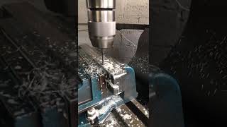 PRECISION DRILLING ON A MILLING MACHINE DRILLING MANIFOLD PARTS  MANUFACTURING WORKSHOP JOB [upl. by Yboc]