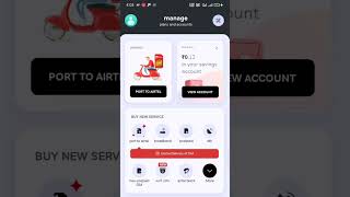 airtel payment bank account open smartphone [upl. by Domineca841]