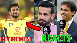 Ambati Rayudu IPL RETIREMENT Irfan Pathan amp Harsha Bhogle Reacts  IPL 2023 News Facts [upl. by Gintz]