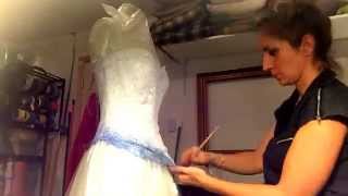 Making The Corpse Bride Wedding Dress 2 [upl. by Sualk480]