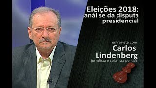 Carlos Lindenberg Eleições 2018  Análise da disputa presidencial 240918 [upl. by Dukie]