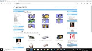 OSCommerce Demo  Website for online selling [upl. by Barnes]