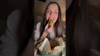 One bite wingstop enjoy food eatandenjoy mukbang eatnenjoy [upl. by Arhat]